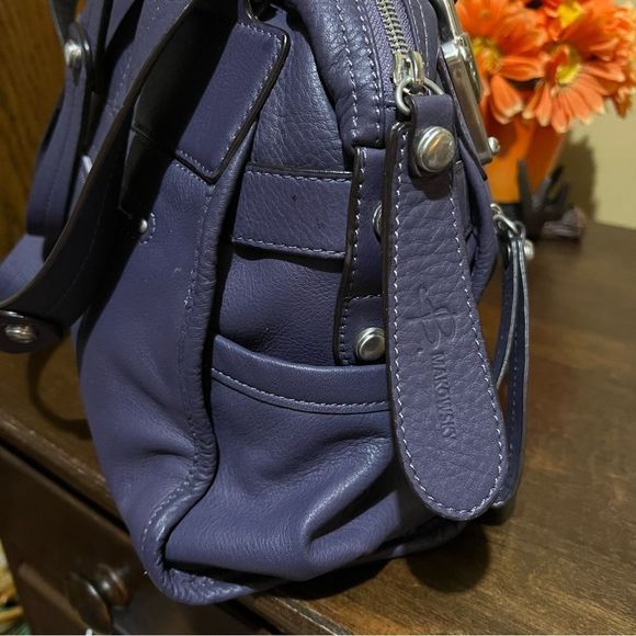 B. MAKOWSKI SOFT LEATHER SATCHEL - Picture 7 of 8